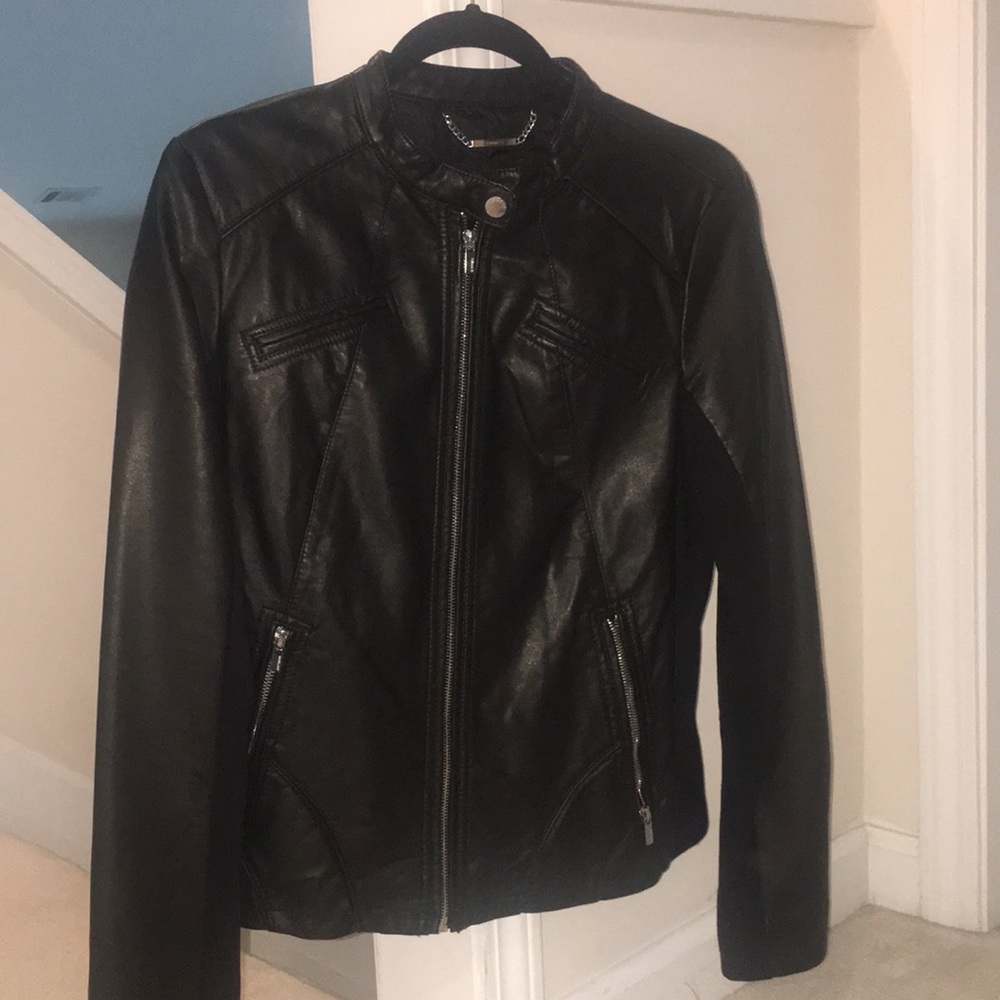 Express leather jacket.
